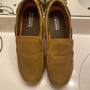 Steel toed “rockport works” worn once. Men’s 10.5